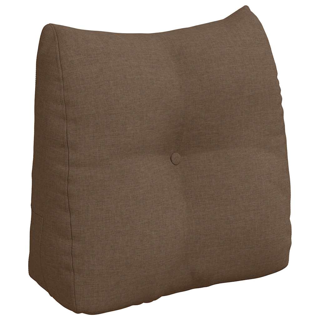 Cuscino per Schiena Marrone 45 x 24 x 50 cm Tessuto