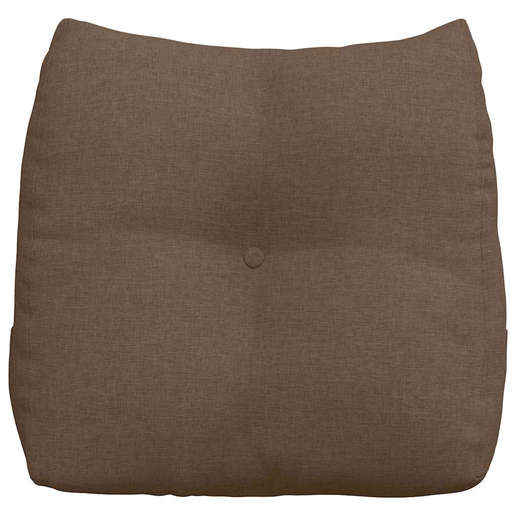 Cuscino per Schiena Marrone 45 x 24 x 50 cm Tessuto