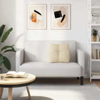 Cuscino per Schiena Crema 45 x 24 x 50 cm Tessuto