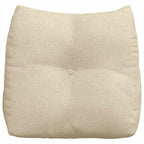 Cuscino per Schiena Crema 45 x 24 x 50 cm Tessuto