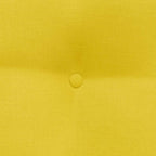 Cuscino per Schiena Giallo Chiaro 45 x 24 x 50 cm Tessuto