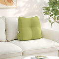 Cuscino per Schiena Verde chiaro 45 x 24 x 50 cm Tessuto