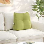 Cuscino per Schiena Verde chiaro 45 x 24 x 50 cm Tessuto