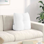 Cuscino per Schiena Bianco 45 x 24 x 50 cm Tessuto