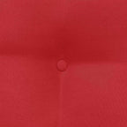 Cuscino per Schiena Rosso 45 x 24 x 50 cm Tessuto