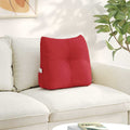 Cuscino per Schiena Rosso 45 x 24 x 50 cm Tessuto