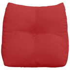 Cuscino per Schiena Rosso 45 x 24 x 50 cm Tessuto