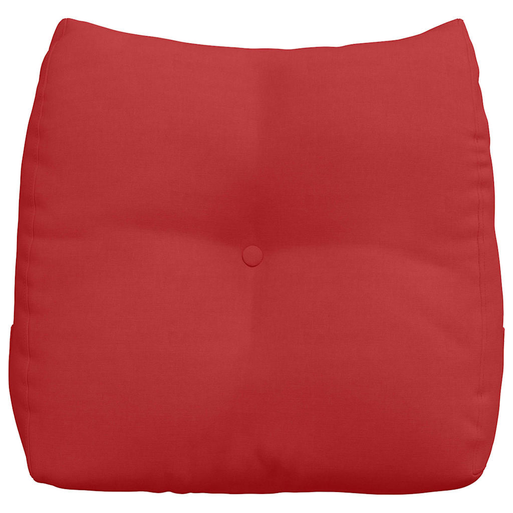 Cuscino per Schiena Rosso 45 x 24 x 50 cm Tessuto