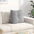 Cuscino per Schiena Grigio Nuvola 45 x 24 x 50 cm Tessuto