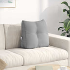 Cuscino per Schiena Grigio Nuvola 45 x 24 x 50 cm Tessuto