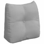 Cuscino per Schiena Grigio Nuvola 45 x 24 x 50 cm Tessuto