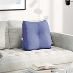 Cuscino per Schiena Blu jeans 45 x 24 x 50 cm Tessuto