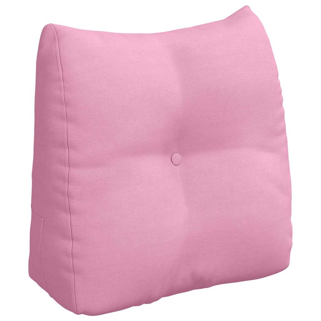 Cuscino per Schiena Rosa 45 x 24 x 50 cm Tessuto