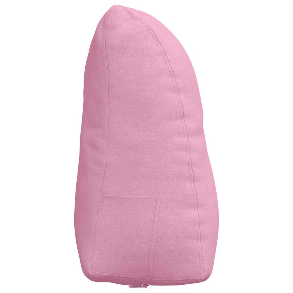 Cuscino per Schiena Rosa 45 x 24 x 50 cm Tessuto