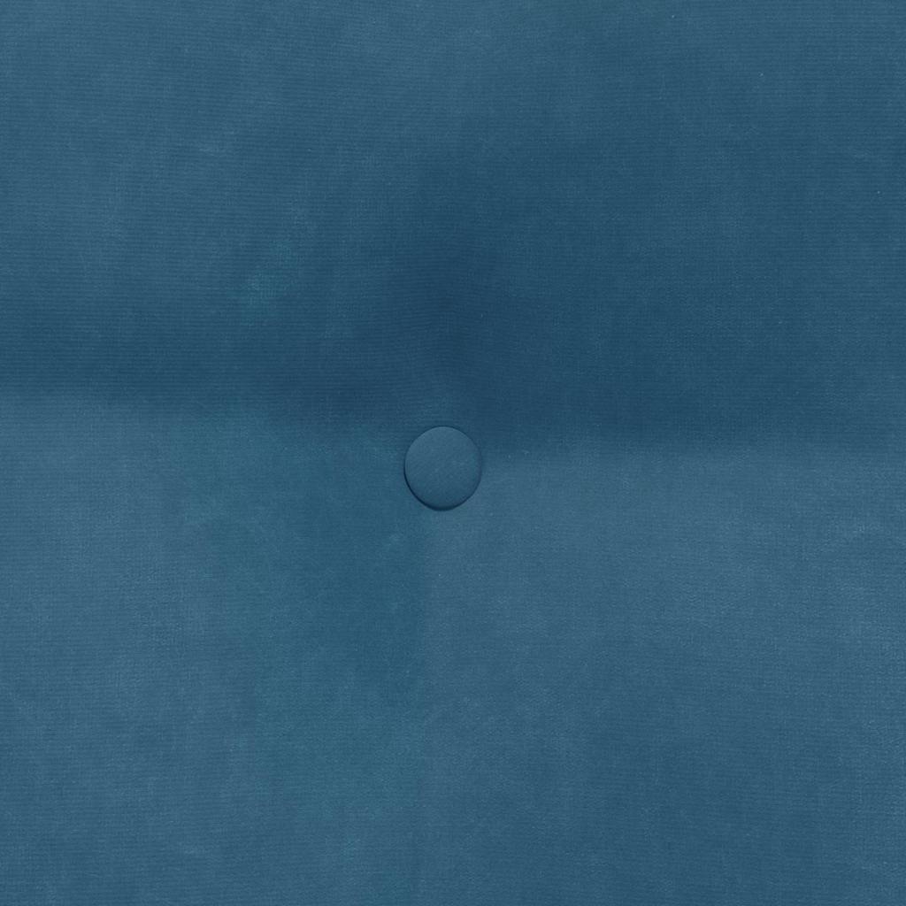 Cuscino per Schiena Blu 45 x 24 x 50 cm Velluto