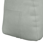 Cuscino per Schiena Grigio chiaro 45 x 24 x 50 cm Velluto
