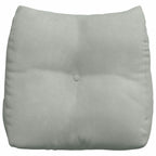 Cuscino per Schiena Grigio chiaro 45 x 24 x 50 cm Velluto