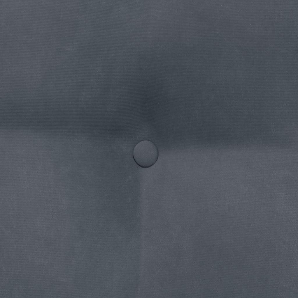Cuscino per Schiena Grigio scuro 45 x 24 x 50 cm Velluto