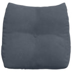 Cuscino per Schiena Grigio scuro 45 x 24 x 50 cm Velluto