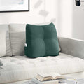 Cuscino per Schiena Verde Scuro 45 x 24 x 50 cm Velluto