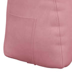 Cuscino per Schiena Rosa 45 x 24 x 50 cm Velluto