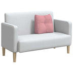 Cuscino per Schiena Rosa 45 x 24 x 50 cm Velluto