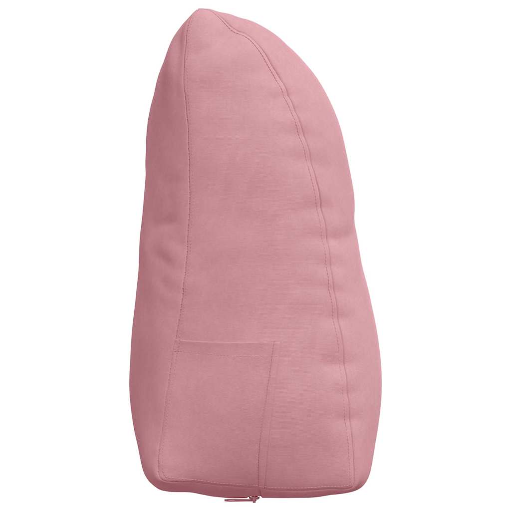 Cuscino per Schiena Rosa 45 x 24 x 50 cm Velluto