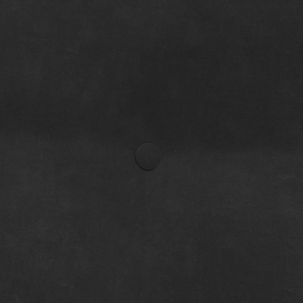 Cuscino per Schiena Nero 45 x 24 x 50 cm Velluto