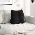 Cuscino per Schiena Nero 45 x 24 x 50 cm Velluto