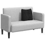 Cuscino per Schiena Nero 45 x 24 x 50 cm Velluto