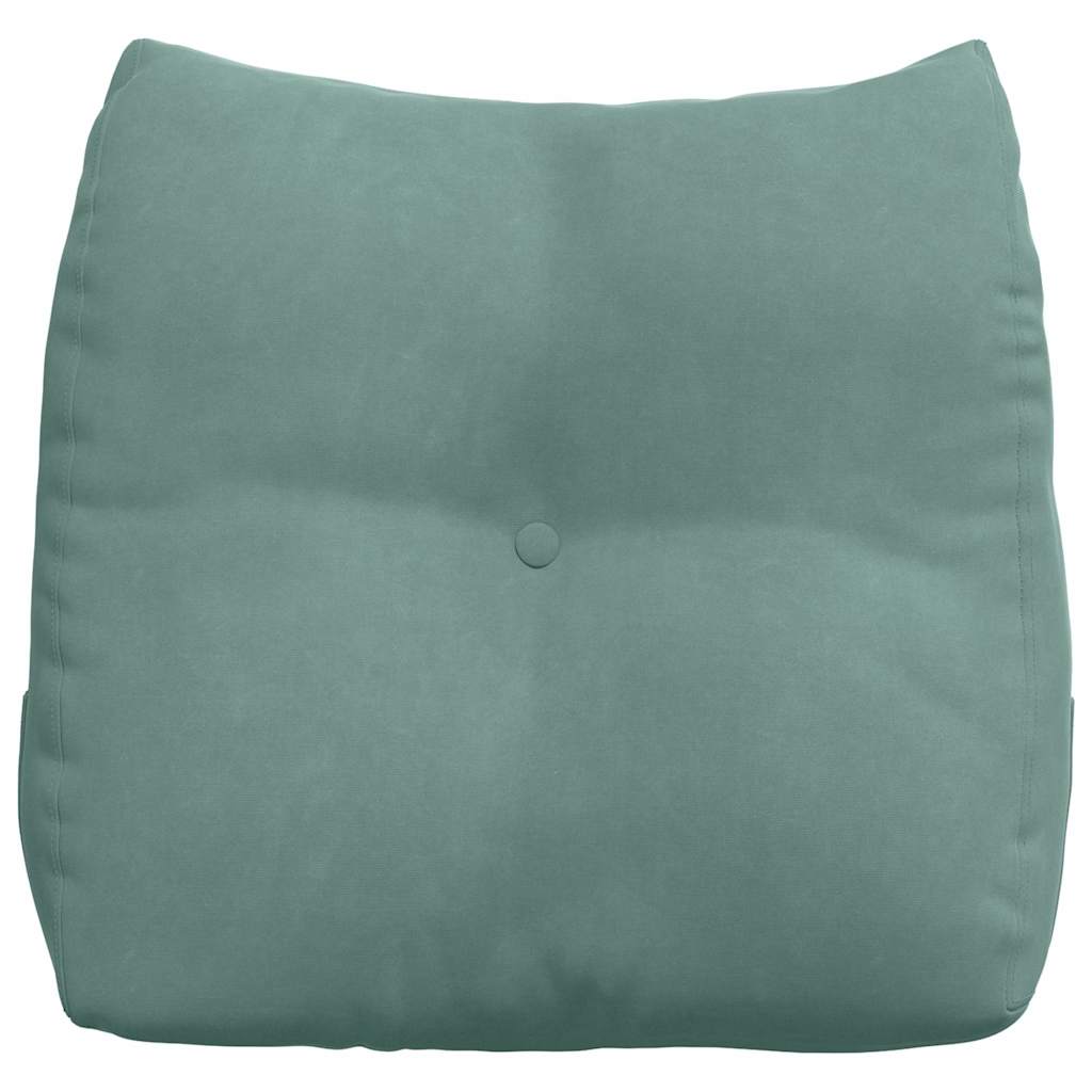 Cuscino per Schiena Verde Mare 45 x 24 x 50 cm Velluto