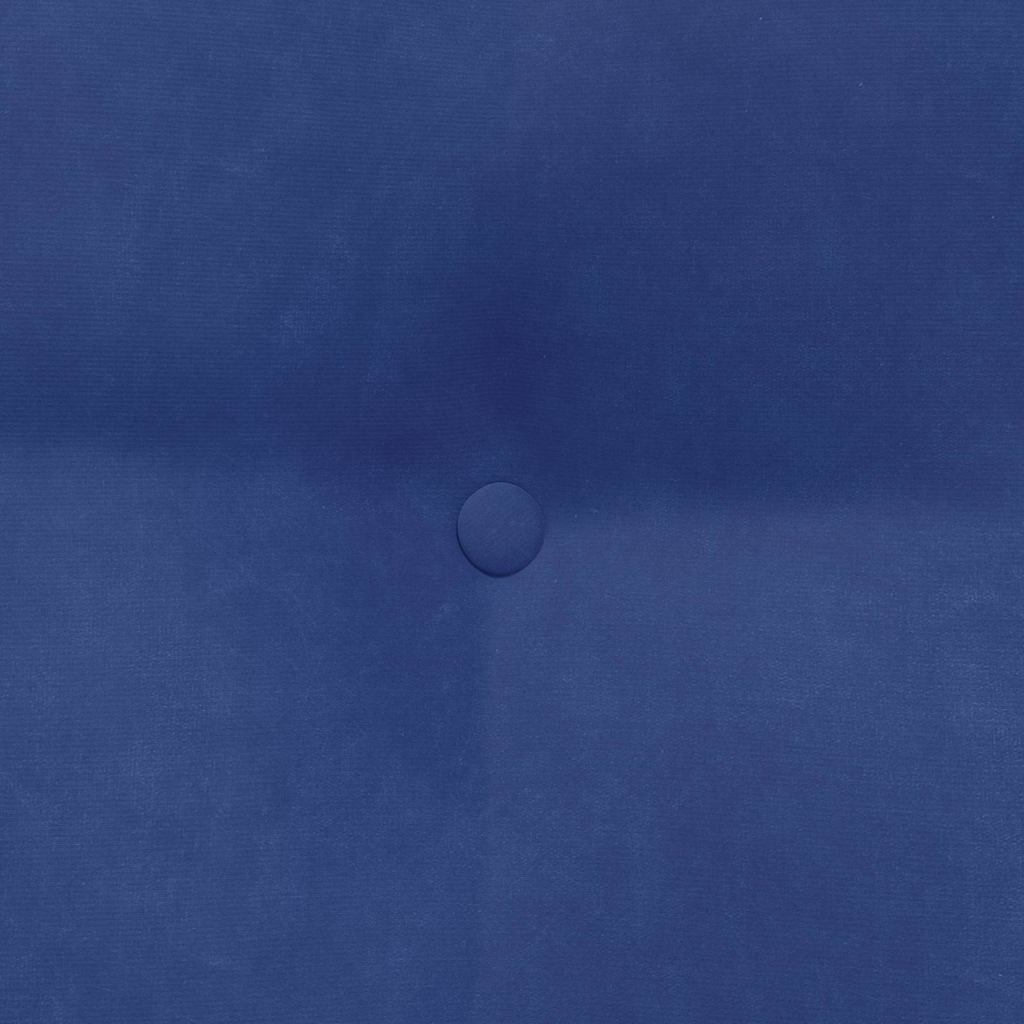 Cuscino per Schiena Blu Polizia 45 x 24 x 50 cm Velluto