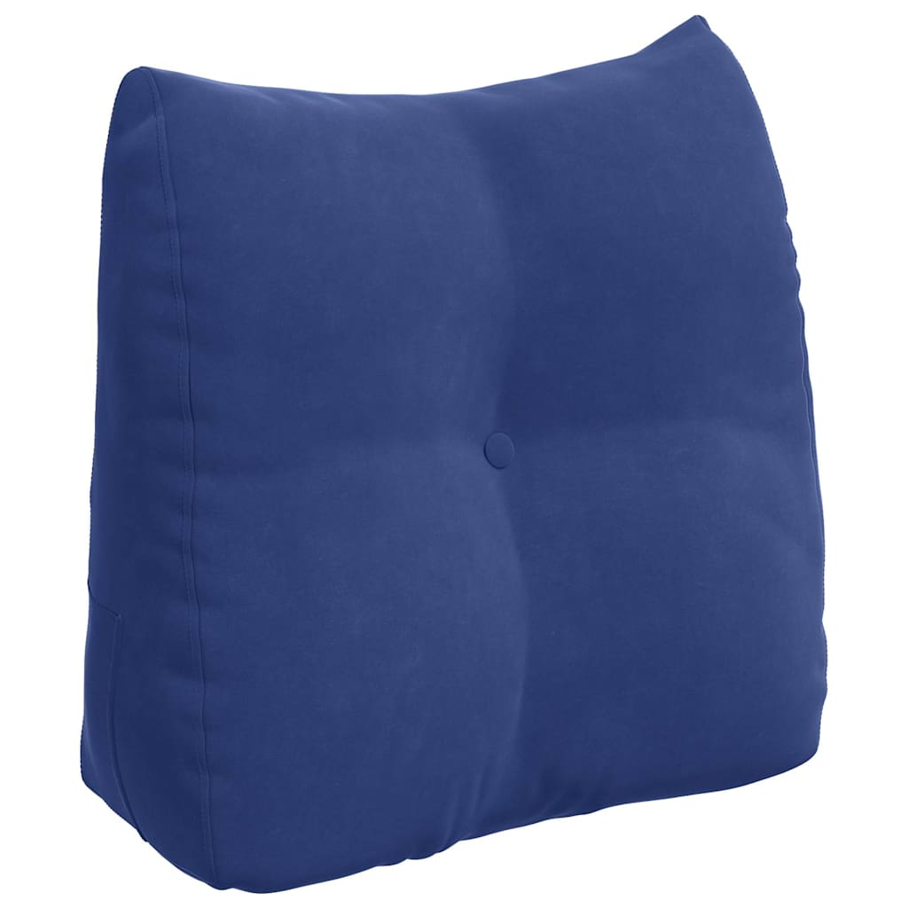 Cuscino per Schiena Blu Polizia 45 x 24 x 50 cm Velluto