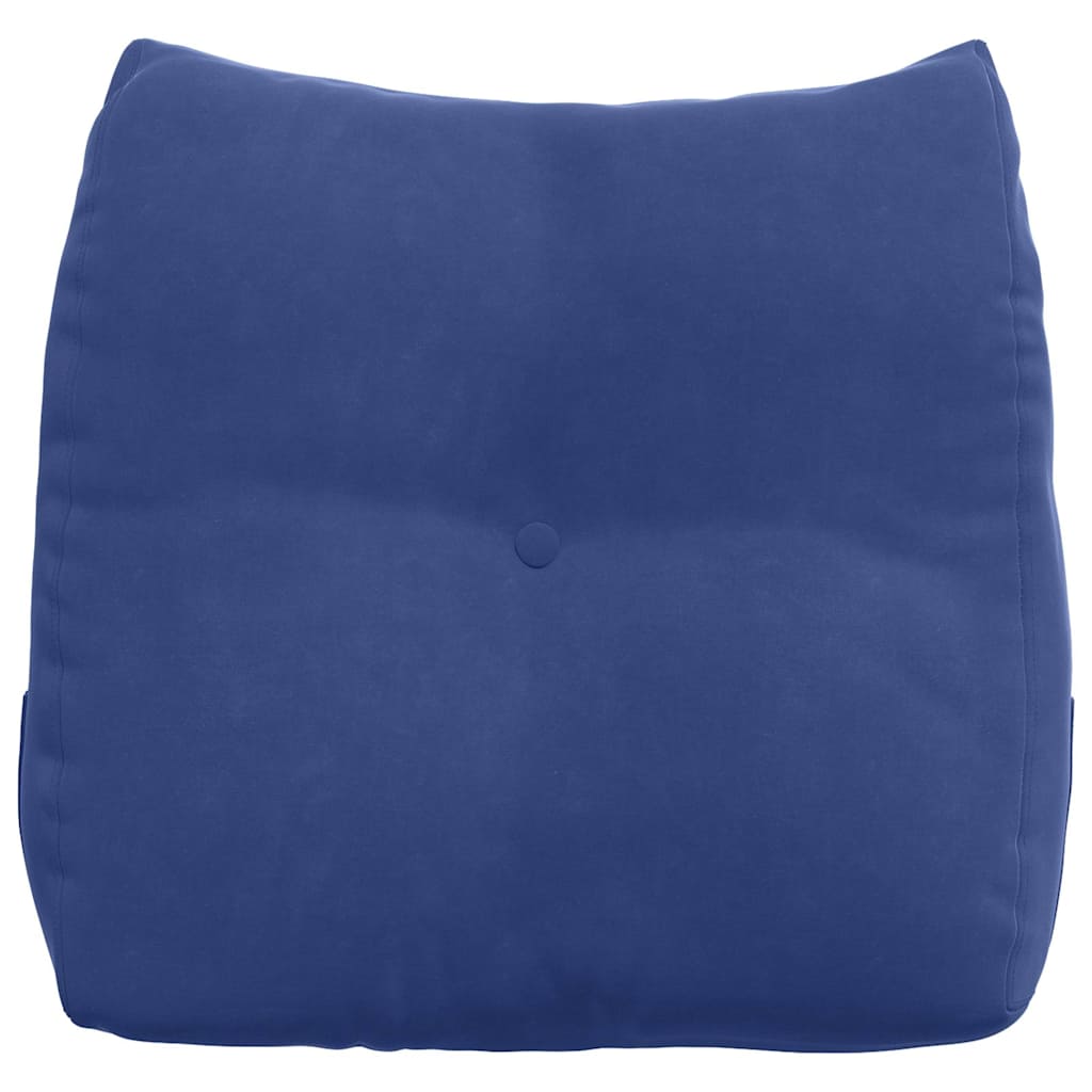 Cuscino per Schiena Blu Polizia 45 x 24 x 50 cm Velluto