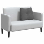 Cuscino per Schiena Grigio scuro 60 x 24 x 50 cm Tessuto
