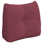 Cuscino per Schiena Rosso Vino 60 x 24 x 50 cm Tessuto