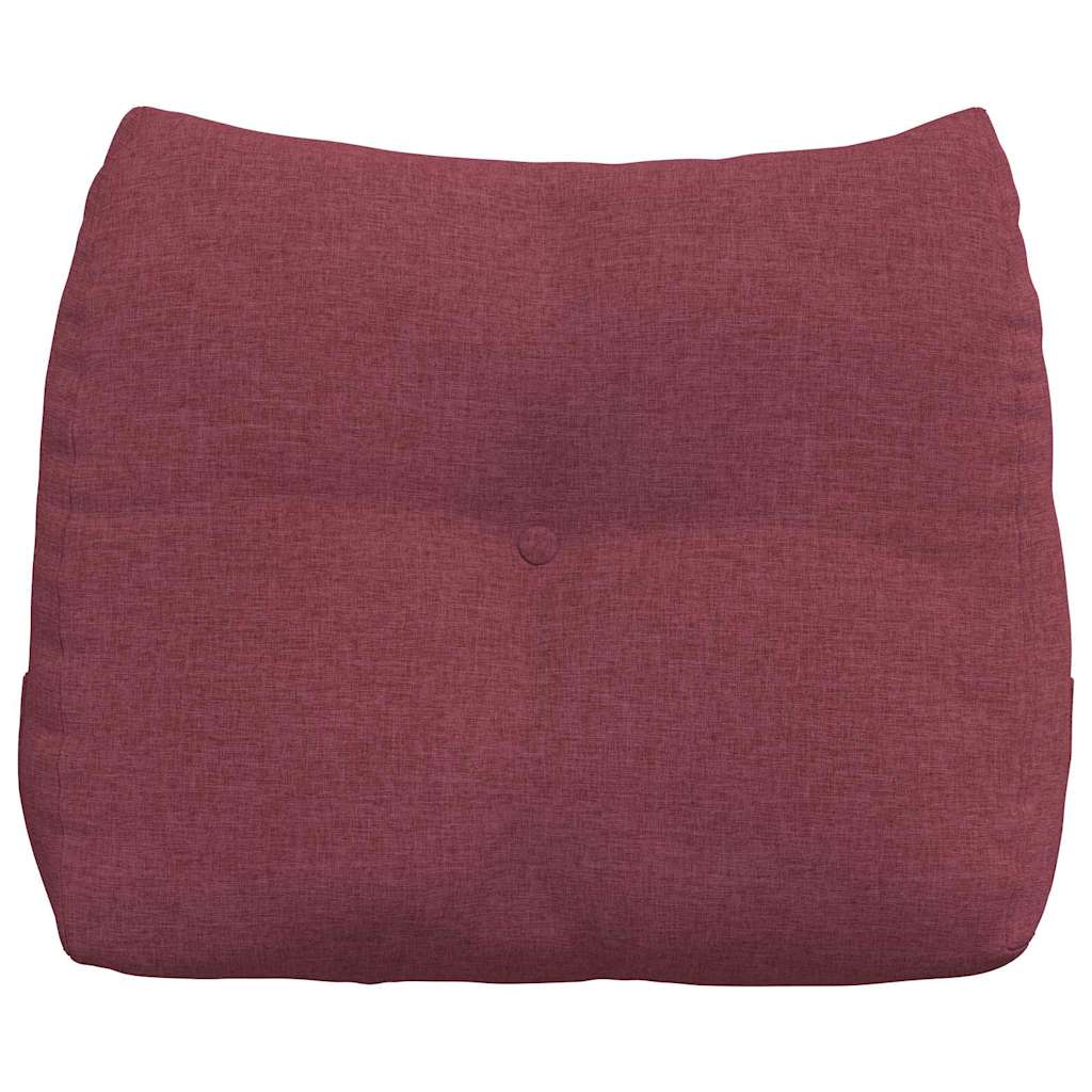 Cuscino per Schiena Rosso Vino 60 x 24 x 50 cm Tessuto