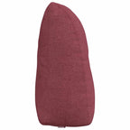 Cuscino per Schiena Rosso Vino 60 x 24 x 50 cm Tessuto