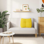 Cuscino per Schiena Giallo Chiaro 60 x 24 x 50 cm Tessuto