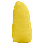 Cuscino per Schiena Giallo Chiaro 60 x 24 x 50 cm Tessuto