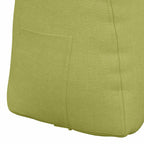 Cuscino per Schiena Verde chiaro 60 x 24 x 50 cm Tessuto