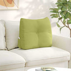 Cuscino per Schiena Verde chiaro 60 x 24 x 50 cm Tessuto
