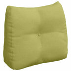 Cuscino per Schiena Verde chiaro 60 x 24 x 50 cm Tessuto