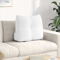Cuscino per Schiena Bianco 60 x 24 x 50 cm Tessuto