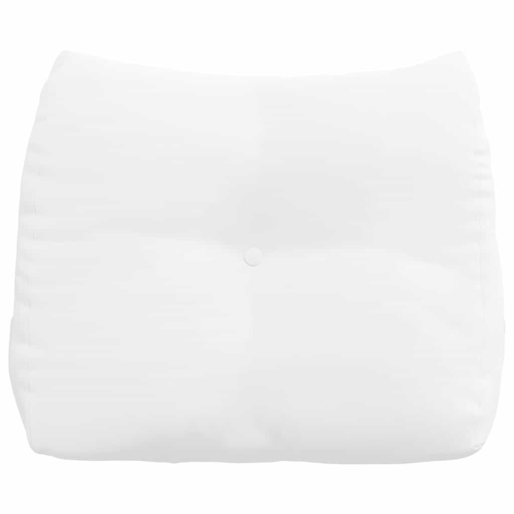 Cuscino per Schiena Bianco 60 x 24 x 50 cm Tessuto
