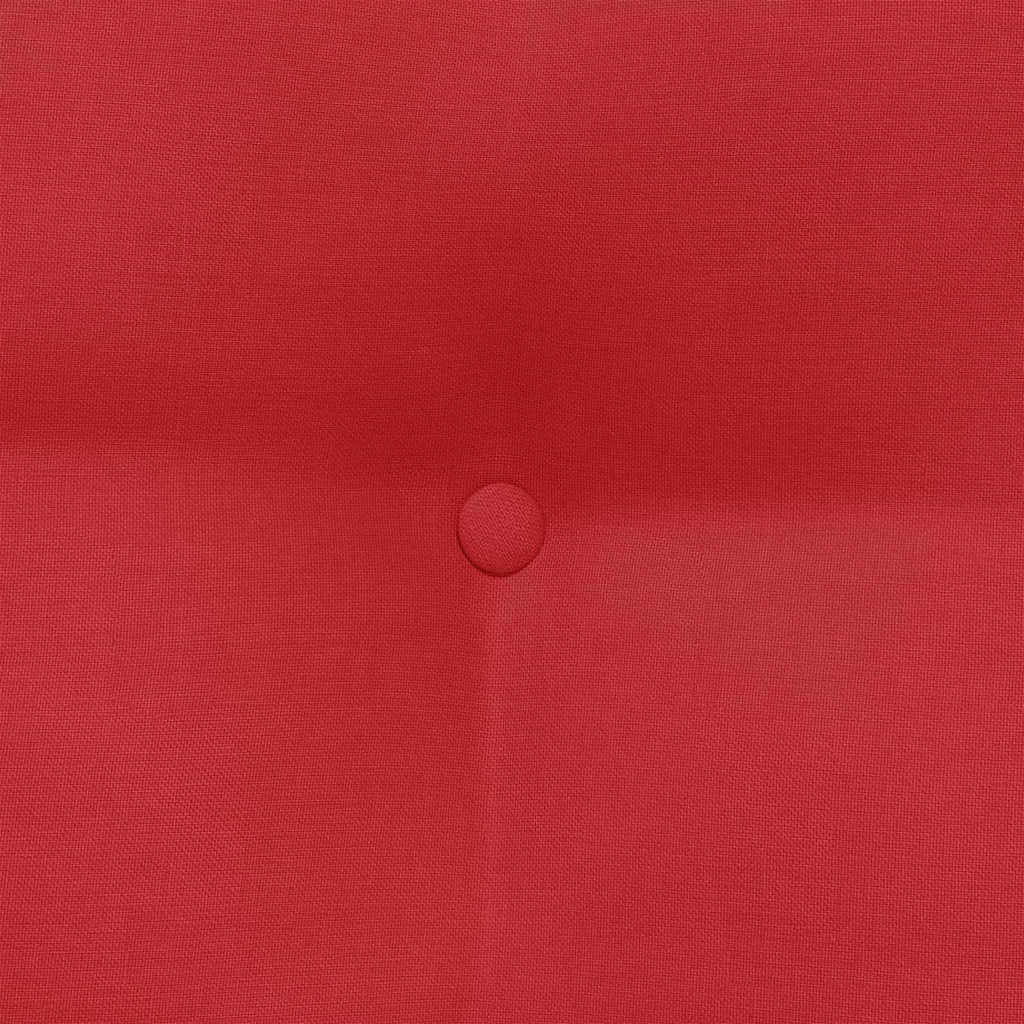 Cuscino per Schiena Rosso 60 x 24 x 50 cm Tessuto