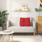 Cuscino per Schiena Rosso 60 x 24 x 50 cm Tessuto