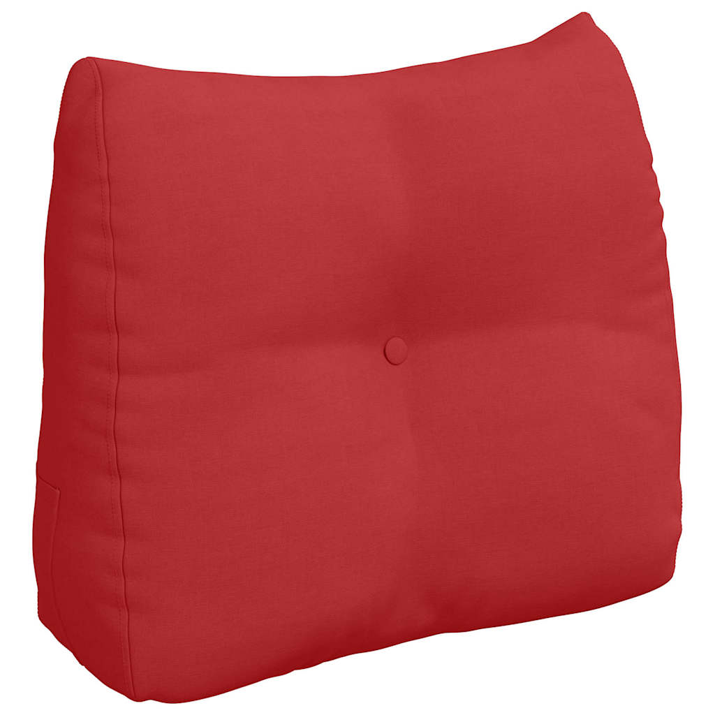 Cuscino per Schiena Rosso 60 x 24 x 50 cm Tessuto