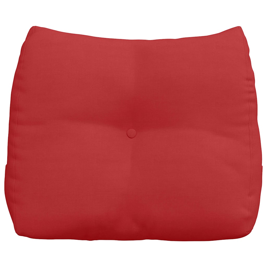 Cuscino per Schiena Rosso 60 x 24 x 50 cm Tessuto