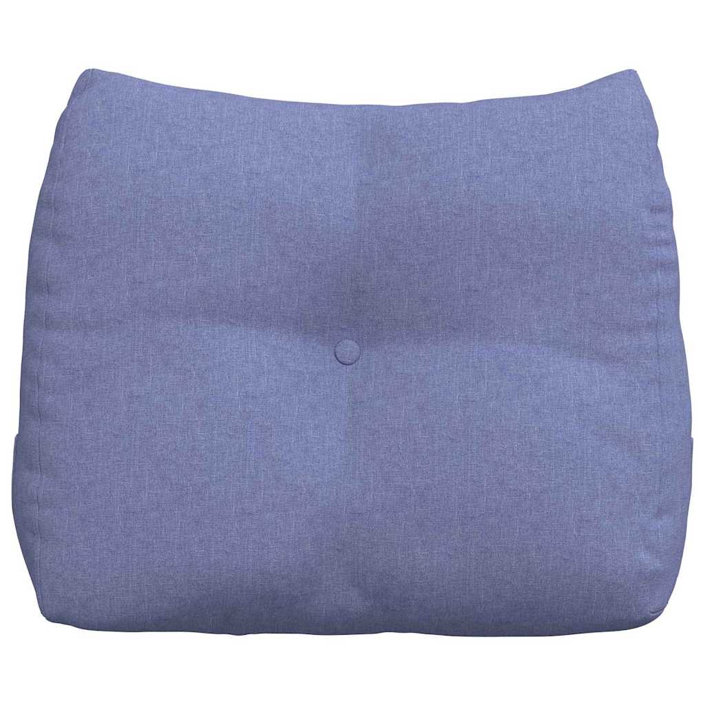 Cuscino per Schiena Blu jeans 60 x 24 x 50 cm Tessuto